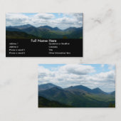 Carte De Visite Signet panoramique de Mountain View (Devant / Derrière)