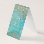 Carte De Visite Signet plié de la plage de Seashell (Dos)