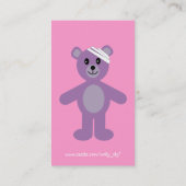 Carte De Visite Signets de bravoure de 100 infirmière, d'enfants (Dos)