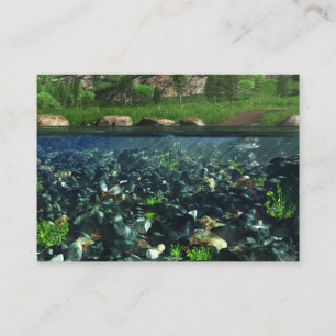 Carte De Visite Signets de la rivière Cwn