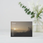 Carte De Visite Silence (Debout devant)