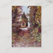 Carte De Visite SILENCE AUTOMNE À FLORENCE Toscane Paysage (Dos)