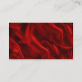 Carte De Visite Silence rouge (Dos)