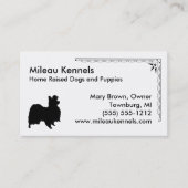Carte De Visite Silhouette (Devant)