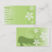 Carte De Visite Silhouette (Devant / Derrière)