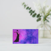 Carte De Visite Silhouette danseuse (Debout devant)