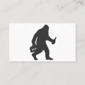 Carte De Visite Silhouette de bière Bigfoot (Dos)