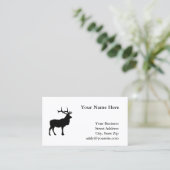 Carte De Visite Silhouette de Black Elk (Debout devant)