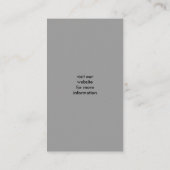 Carte De Visite Silhouette de Bluetick Coonhound Verticale (Dos)
