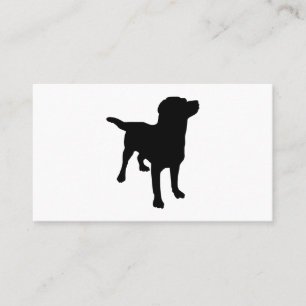 Carte De Visite Silhouette de chien