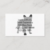 Carte De Visite Silhouette de Chien-Chien-Chien-Chien-Chien-Chien (Devant)