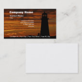 Carte De Visite Silhouette de Lover, Peggy's Cove, Nouvelle-Écosse (Devant / Derrière)