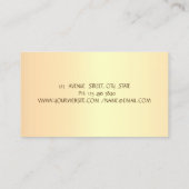 Carte De Visite Silhouette Femmes Arbre D'Or, Holographique (Dos)