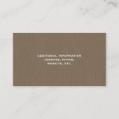 Carte De Visite Silhouette Greyhound (Dos)