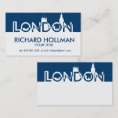 Carte De Visite Silhouette londonienne (Devant / Derrière)
