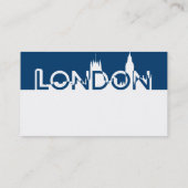 Carte De Visite Silhouette londonienne (Dos)
