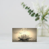 Carte De Visite Silhouette Lotus (Debout devant)