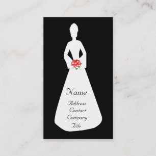 Carte De Visite Silhouette nuptiale I