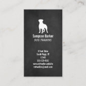 Carte De Visite Silhouette Rottweiler | Style de tableau | Rotatio (Devant)