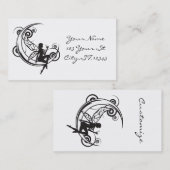 Carte De Visite Silhouette velue Lune Thunder_Cove (Devant / Derrière)