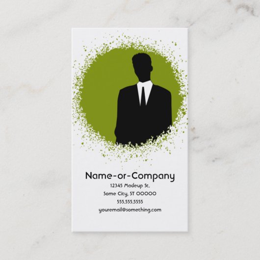 Carte De Visite silhouettes commerciales v.2 (Devant)