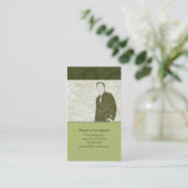 Carte De Visite silhouettes d'entreprise (Debout devant)