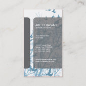 Carte De Visite silhouscreen les oiseaux (Dos)