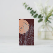 Carte De Visite silhouscreen les oiseaux (Debout devant)