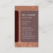 Carte De Visite silhouscreen les oiseaux (Dos)