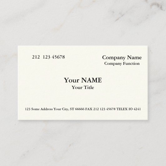 Carte De Visite Silian Rail Bone Business Card (Devant)