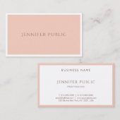 Carte De Visite Silk moderne moderne de soie professionnelle créat (Devant / Derrière)