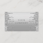 Carte De Visite Silver Blush Parties scintillant Éclairage Drivers (Devant)