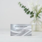 Carte De Visite Silver Cloth Classic (Debout devant)