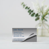 Carte de visite Silver Foil (Debout devant)