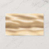Carte De Visite Silver Gold Glitzy Stripes Business name website (Dos)