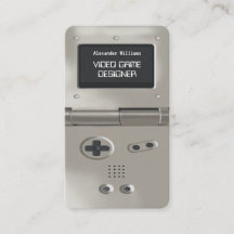 Silver Retro Style Gaming Console Game Designer