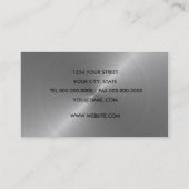 Carte de visite Silver Sheen (Dos)