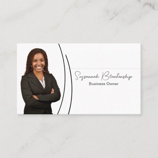 Carte De Visite Silver Sliver Faux Parties scintillant Photo profe (Devant)