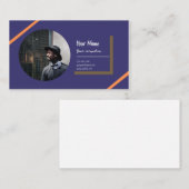 Carte de visite simple (Devant / Derrière)