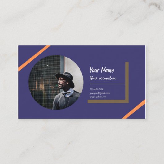 Carte de visite simple (Devant)