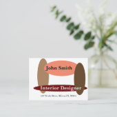 Carte de visite simple (Debout devant)