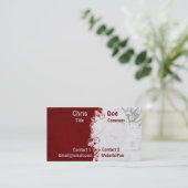 Carte de visite simple (Debout devant)