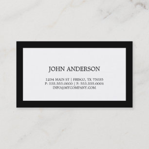 Carte de visite simple