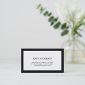 Carte de visite simple (Debout devant)