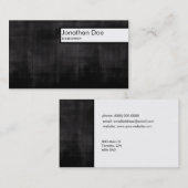 Carte de visite simple (Devant / Derrière)