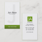 Carte De Visite Simple (Devant / Derrière)