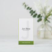 Carte De Visite Simple (Debout devant)