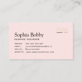 carte de visite simple (Dos)