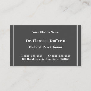 Carte de visite simple