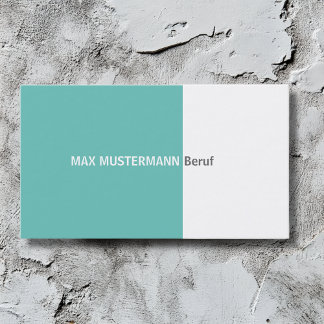 Carte de visite simple